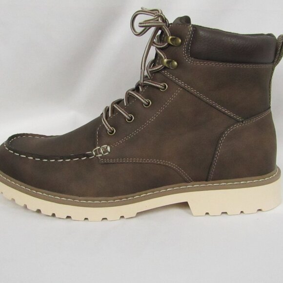 Sonoma Goods For Life® Harlann Men's Moc Toe Lug Sole Hiker Boots Size 11 - Picture 4 of 14